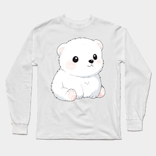 Cute baby polar bear Long Sleeve T-Shirt